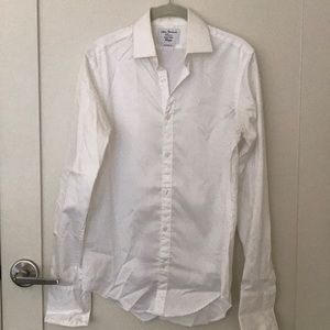 T.M.Lewin Button Down White Dress Shirt